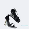 Designers Sandals High-Heeled Luxurys Shoes Dress Classics Women's High Heels Sandaler Casual Shoe Wedding Bottnar
