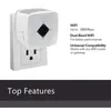 Boost Your WiFi Signal Up To 2640sq.ft and Connect 25 Devices Instantly - WiFi Range Extender with 1-Tap Setup!