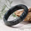 Pulseira Jade Azul E Branco Feminino Acessórios de Jóias Finas Genuíno Chinês Hetian Jades Nephrite Bangles Para Namorada Mãe Presentes