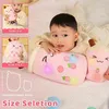 Plush Dolls Aixini تضيء بوبا وسادة شاي الفقاعات الفقاعة مع LED مع مصابيح ليلية ملونة متوهجة Super Super 230802