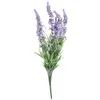 Decorative Flowers Faux Plants Outdoor DIY Fake Decor Decorations Wedding Layout Purple Plastic Simulated Lavender