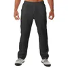 Calças masculinas de verão masculinas casuais de linho pernas retas cintura elástica cordão sólido soltas jogger calças masculinas hip hop 2023