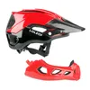 Capacetes de ciclismo LQLEQI Capacete de mountain bike OffRoad Integral Full Face Boné esportivo masculino Tamanho leve 5862 cm 230801