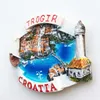 Kylmagneter Croacia Magnet Kroatie Turist Souvenirer Mediterranean Malta Polen Magnetic Kylskåp klistermärken Kroatien Karta Heminredning 230802