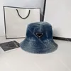 Джинсовая ковбойская рыбака шляпы Cacquette Unisex Bucket Hats Пара дизайнерские бейсбольные шапки Snapbacks