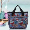 Storage Bags Printing Yarn Bag Knitting Tote Large Capacity 600d Oxford Cloth Crochet Needles Totes Organizer For Home254Y