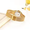 Наручительные часы Японское Quartz Движение Wwoor Watch for Womens The Birstwatch Top Brand Luxury Ladies Gold Dress В