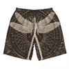 Herenshorts Zomerstrandzwempak Sneldrogend Zwemkleding Dragonfly Met Vlekken Cirkel Ster Heren Ademend Mannelijk