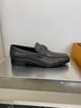 Chaussures en cuir formelles pour hommes, chaussures tissées en cuir à boucle en T, chaussures en cuir à enfiler