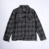 Vestes pour hommes Veste Slim Fit Casual Fashion Automne Checker Coat Top