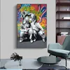 Altri articoli per feste per eventi Banksy Graffiti Art Canvas Painting Animali e figure astratte Poster Stampe Street Wall Picture Home Decor Cuadros 230801