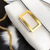 2size top quality leathe purse Shoulder pink Designer Bags for womens man nylon Handbag clutch tote messenger bag Luxury fashion gold chain Crossbody bag famous Hobo