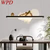 Hanglampen WPD Chinese stijl LED-lamp Creatief Zen Design Landschap Plafondkroonluchter voor thuis Theehuis Eetkamer Decor