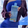 Bottiglie d'acqua Fashion Urban Sports Bottle 500Ml Cup Outdoor Fitness Flat Eco-Friendly Antibacterial Juice Drop Delivery Home Garden Dh7Rg