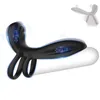 Vibrators Vibrerende Cock Ring Afstandsbediening Dual Penis Ring voor Mannen Paar met Vibrerende G-spot en Clitor Simulator 3 in 1 Vibrator Adu 230801