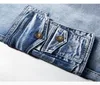 Jeans pour hommes Casual Summer Cargo Washed Slim Denim Seven Point Cowboy Shorts Militaire Multi Poches Biker Short Homme pantalon 230801