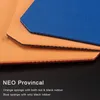 Table Tennis Sets Original Hurricane 3 NEO Provincal Rubber Professional Tacky Ping Pong with Blue Orange Sponge 230801