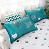 Ensembles de literie Solstice Home Textile Cyan Chat mignon Kitty Housse de couette Taie d'oreiller Drap de lit Garçon Enfant Adolescent Fille Couvre Ensemble King Queen Twin 230801