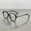 Ny lyxdesigner solglasögon Family Eyeglass Women's Slim and Anti Blue kan matchas med Myopia CH3423 Hawksbill Light Luxury Round Frame