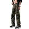 Pantaloni da uomo Pantaloni da uomo mimetici militari da combattimento Cargo casual in cotone con tasche multiple Hip Hop Streetwear Pantaloni lunghi dell'esercito