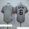 Vintage Movie Baseball Wears Jersey 23 Kirk Gibson 3 Alan Trammell 6 Al Kaline Beige 13 Lance Parrish 24 Miguel Cabrera 1970 Men Kvinnor Youth Size S-XXXL