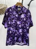 Men's Casual Shirts Ghosthead Pattern WACKO MARIA Shirt Women's Aloha Light Top