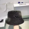 Klasik Tasarım Lüks Tasarımcı Üçgen Mektup Kapağı Balıkçı Şapkası Modaya Modaya Modaya Dizy UNISEX SUN HAT Nakış Güneşlik moda gündelik denim güneş kremi