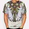 Men's T Shirts Summer 2023 India Vintage Style T-shirt Fashion Street Clothing Round Neck Quick Dry Short Sleeve Loose Large Pullover