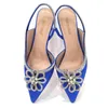 Dress Shoes Africa And Bags Set With Rhinestone Italian Matching Pumps Women Low Heels For 2023