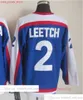 Movie Vintage Hockey 1 Eddie Giacomin Jerseys CCM Embroidery 2 Brian Leetch 3 James Patrick 4 Ron Greschner 77 Phil Esposito Jersey Blue White