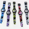 Children's watches Navy Blue Military Camouflage Watch Children Silicone Watch Cartoon Quartz Kids Watches Boys Gift Relogio Watch for Children 230802