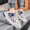 Платье обуви Fujeak Fashion Casual Shoes Мужская дышащая и удобная спортивная обувь Anti Slip Roode обувь легкая мужская спортивная обувь Z230802