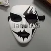 Máscaras de festa Máscara masculina e feminina cosplay chapelaria cabeça de caveira fantasma pintada à mão DIY palhaço horror vibrato máscara de adereços de maquiagem assustador x0802