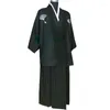 Ethnic Clothing Japones Kimono Man Japanese Traditional Dress Male Yukata Stage Dance Costumes Hombres Quimono Men Samurai