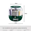 Recipientes de armazenamento para economizadores de alimentos Dispensador de arroz giratório de 360 graus selado dispensador de balde de grãos secos à prova de umidade caixa de armazenamento de recipiente de comida de cozinha 230802