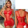 Vestidos casuais que vendem minivestido sexy arrastão erótico vazado transparente bodycon feminino com strass para boate