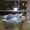 Fioriere Vasi Mini vaso da fiori rock lampadina con luce cartoon resina piante succose bonsai serbatoio fornitura giardino Z230802