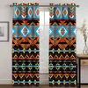 Gordijn Afrika Boho Ethiopische en Eritrese traditionele gordijnen 2 stuks dun laken voor woonkamer slaapkamer raamdecoratie