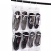 Clothing & Wardrobe Storage Closet Organizer 2021 24 Pockets Simple Houseware Crystal Clear Over The Door Hanging Shoe Bag193o
