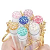 Makeup Tools 2050100pcs Tube Lash Brush With Gold Keychain Mascara Wand Applicator Microbrush For Eyelash Eyebrow Comb 230801