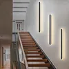 Настенная лампа скандинавская светодиодная спиральная кровать спальня крытые лампы для изучения гостиная коридор домашний деко -осветительный светильник