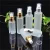 wholesale Frosted Glass Bottle Cosmetic Travel Packaging Refillable Lotion Spray Pump Bottles 20ml 30ml 40ml 50ml 60ml 80ml 100ml Cosmetics Container nnd