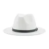 Breda randen hattar hink för kvinnor fedora hatt män kepsar solid casual klänning formell panama vintage stor storlek 62 cm sombreros de mujer 230801