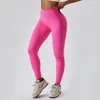 Aktif pantolonlar dikişsiz örgü yoga kadınlar düz renk süper streç yüksek bel spor tozlukları seksi bulift egzersiz tayt spor salonu giyim