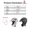 Cycling Helmets Kid Helmet Motocross Bicycle Outdoor Sports Skating Safety Detachable Child Motorcycle Cap with Tail light 230801