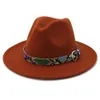 Chapeaux à large bord seau vendre hiver Arrivel herbe vert lac bleu laine feutre Fedora chapeau pour femmes hommes Jazz Panama 230801