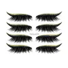 False Eyelashes 4 Pairs False Eyelashes Eyeliner Sticker SelfAdhesive Cat Eyes Strips Reusable Waterproof Shiny Eyeliner Stickers Makeup Tools x0802