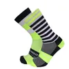 Sports Socks Stripe Dot Cycling Top Quality Professional Brand Sports Breatble Bicycle Sock Outdoor Racing Running 230802