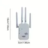 1pc WiFi Extender 1200Mbps, Wireless Internet WiFi Repeater/Router/AP Signal Booster Up To 10000 Sq.ft, WiFi Booster, WiFi Extender Outdoor, Internet Booster