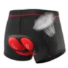 Calções de ciclismo BOLER cueca respirável 5D almofada de gel à prova de choque cueca de bicicleta MTB estrada homem 230802